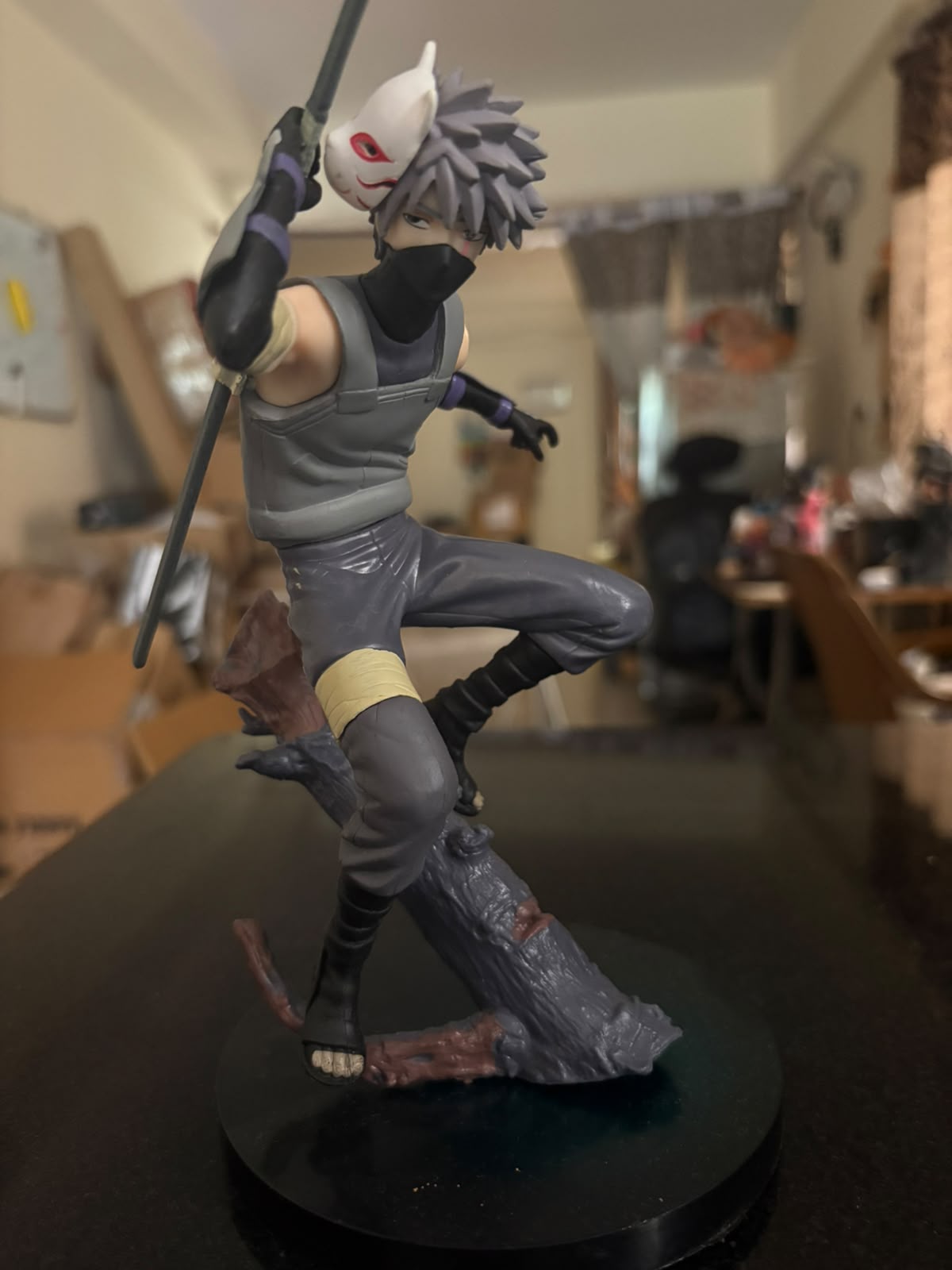 Kakshi with mask