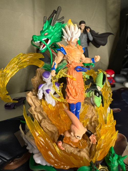 Goku battles Shenron
